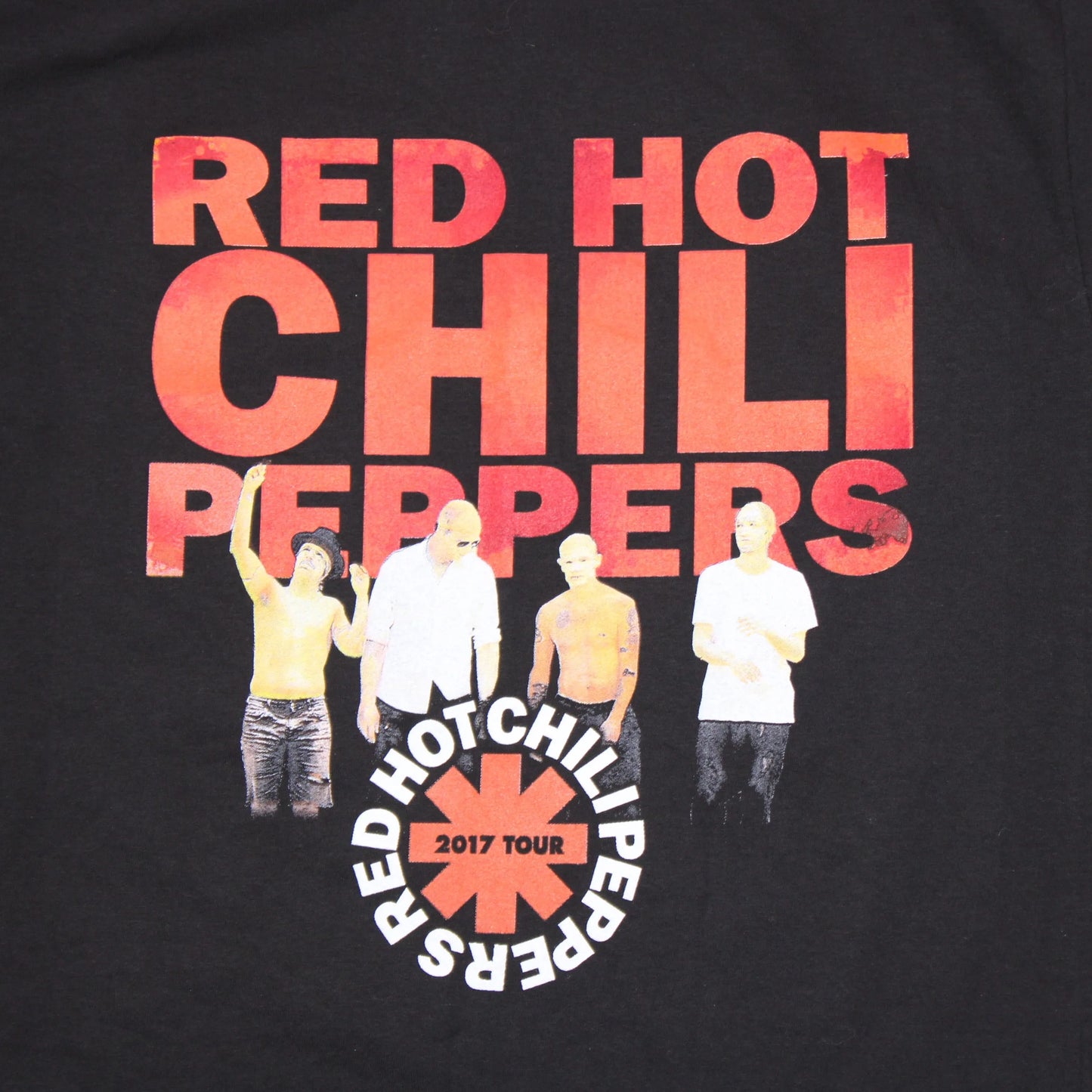 Red Hot Chili Peppers 2017 Tour Black T-Shirt - Size L