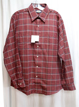 Load image into Gallery viewer, Men&#39;s Vintage - Towncraft - Plaid Light Weight Long Sleeve Button Up Shirt - Size L (w/ Original tag)