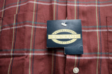 Load image into Gallery viewer, Men&#39;s Vintage - Towncraft - Plaid Light Weight Long Sleeve Button Up Shirt - Size L (w/ Original tag)