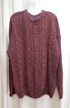 Load image into Gallery viewer, NEO Northeast Outfitters - Purple Variegated Cable Knit Pullover Sweater - Size L