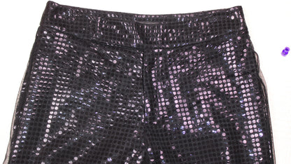 Vivienne Tam - Vintage - Black Sequin Mesh Pants - Size 2