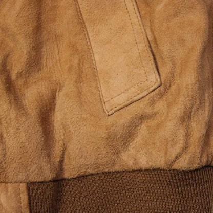 William Barry - Vintage - Tan Suede Leather Jacket - Size 38