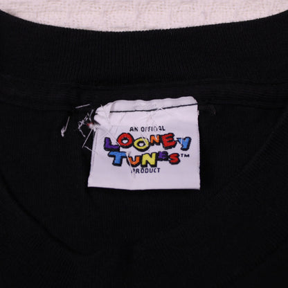 Looney Tunes - Vintage - Black T-Shirt with a Tweety Graphic - No Size Tag