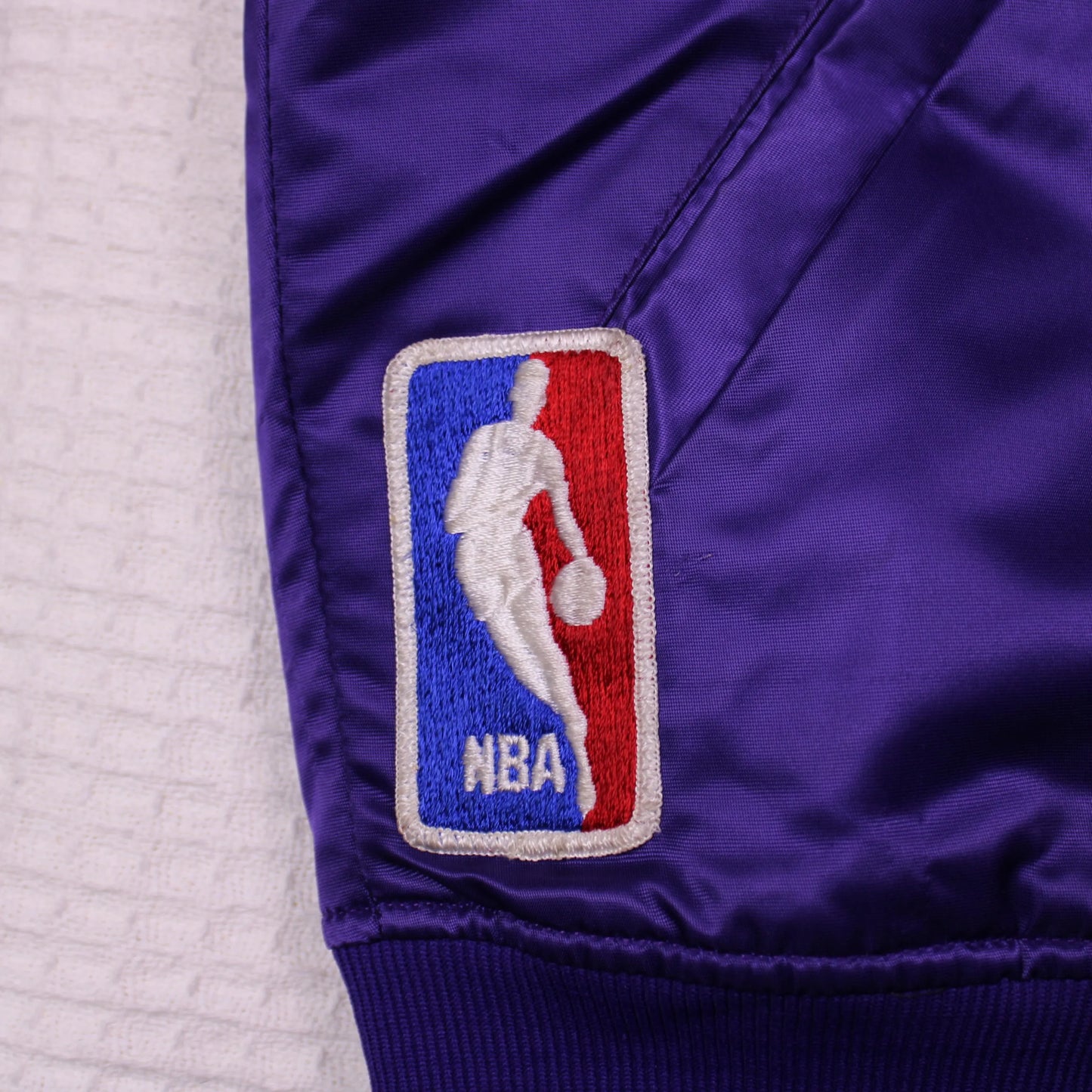 Starter - Vintage - Purple Los Angeles Lakers Varsity Jacket - Size S