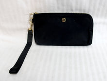 Load image into Gallery viewer, Lululemon - Athletica, Black Double Gold Zip 3 Slot Clutch Pouch w/ Card Slots &amp; Removeable Wristlet