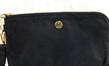 Load image into Gallery viewer, Lululemon - Athletica, Black Double Gold Zip 3 Slot Clutch Pouch w/ Card Slots &amp; Removeable Wristlet