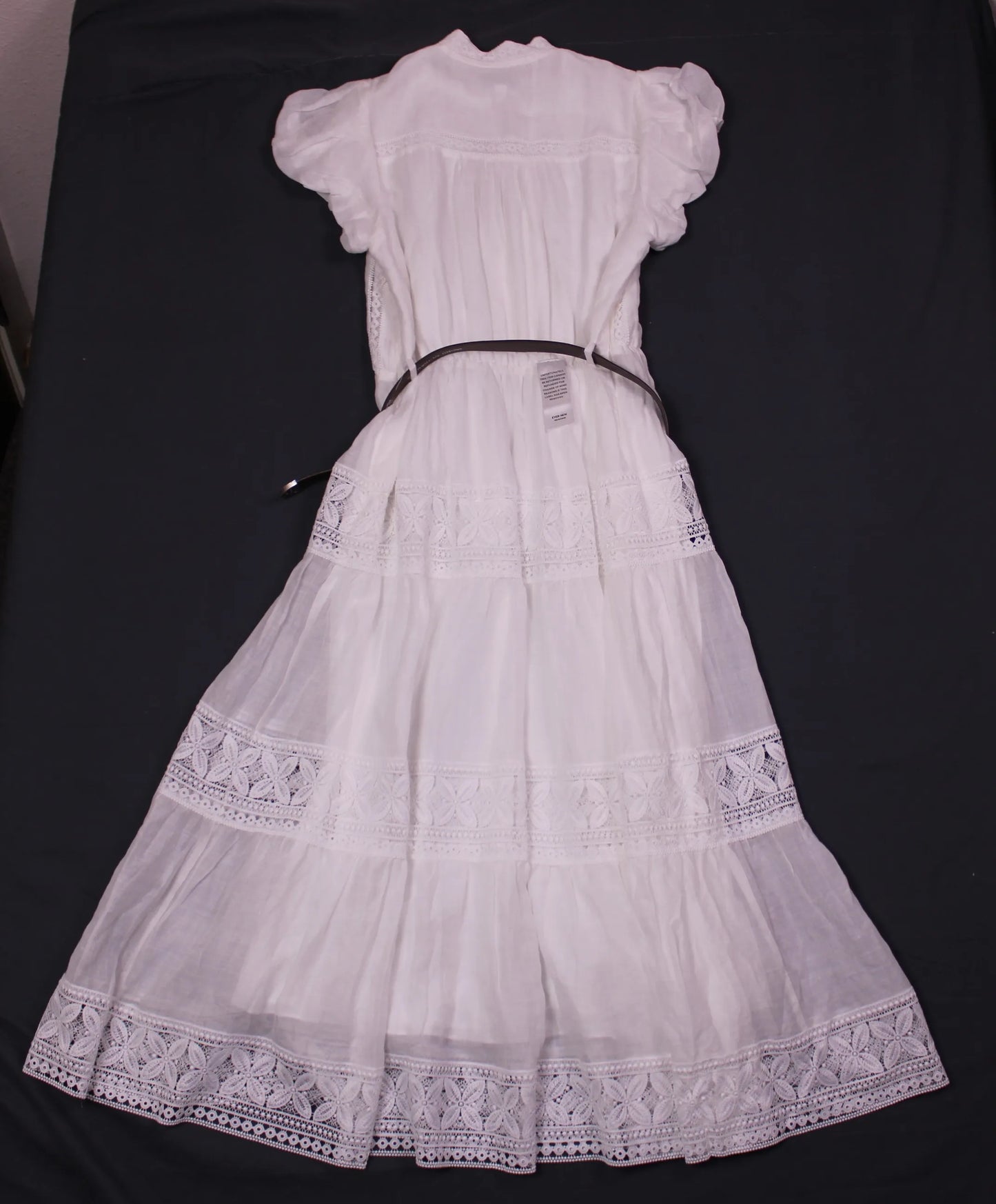 Ever New - White Lace Midi Dress - Size 10