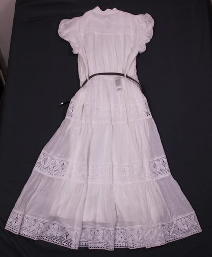 Ever New - White Lace Midi Dress - Size 10