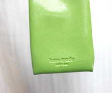 Load image into Gallery viewer, Kate Spade New York- Wink Wink Bright Green Soft Eyeglass Case w/ Kiss Lock