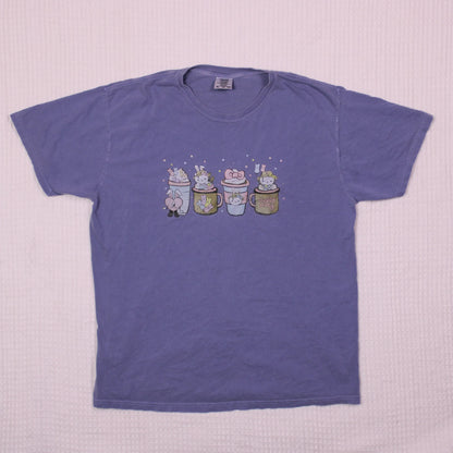 Comfort Colors - Hello Kitty Easter Inspired Graphic T-Shirt - Size XL