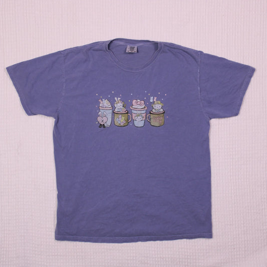 Comfort Colors - Hello Kitty Easter Inspired Graphic T-Shirt - Size XL