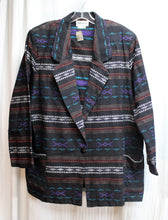 Load image into Gallery viewer, Vintage - Paquette - Cotton Southwest Patterned One Button Jacket - Size 2X (W/ Original Tags)