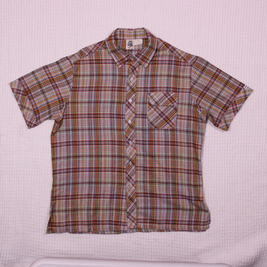 Kennington California LTD - Vintage - Multi-Colored Plaid Shirt - Size XL