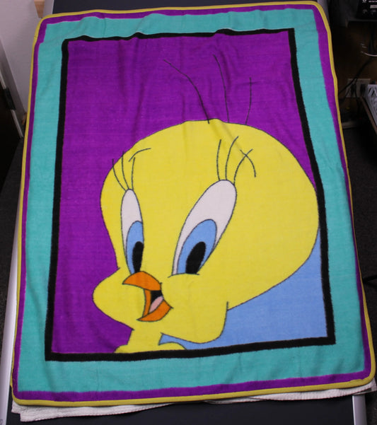 Owen - Vintage -  Tweety Bird Throw Blanket