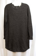 Load image into Gallery viewer, Loft - Charcoal Long Sleeve Knit Short Tunic Dress - Size S