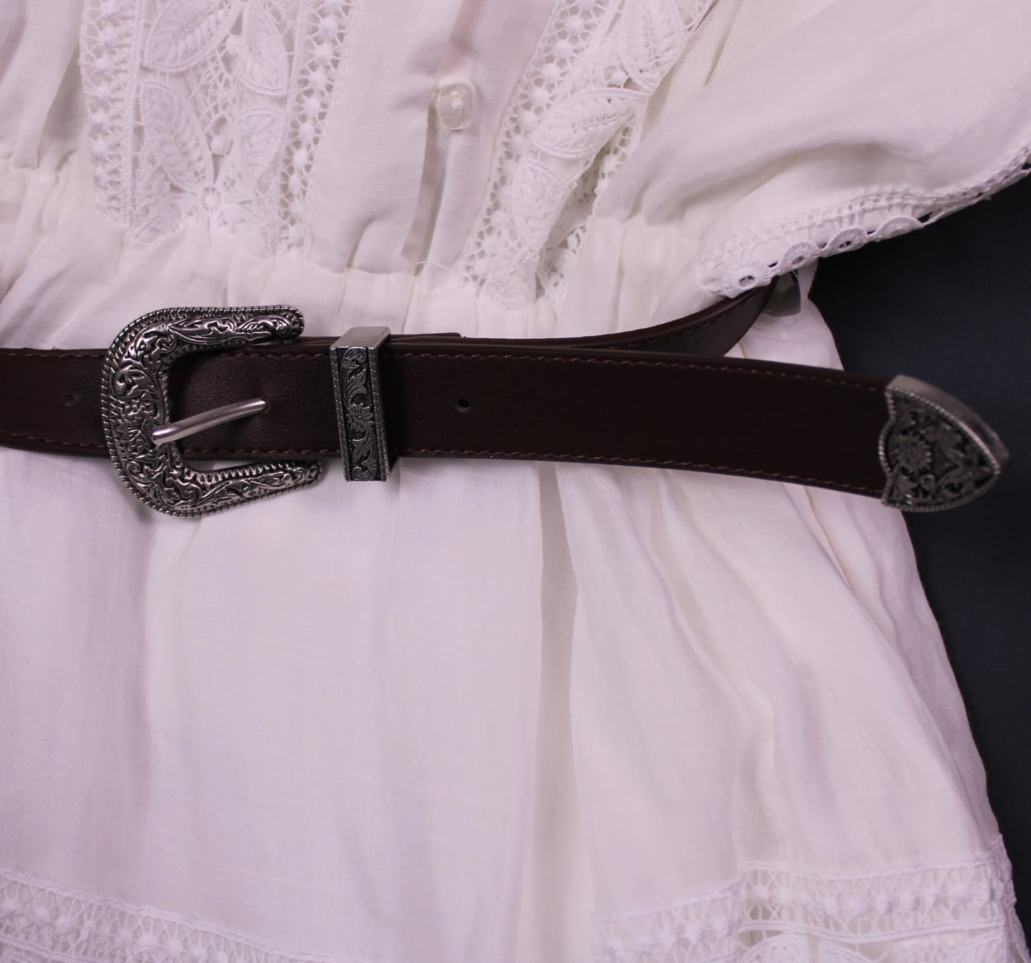Ever New - White Lace Midi Dress - Size 10