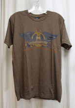 Load image into Gallery viewer, Junk Food - Aerosmith Logo - Brown Heathered T-Shirt - Size S