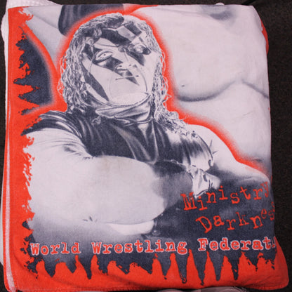 WWF - Vintage - Red, Black, & White Attitude Era Beach Towel