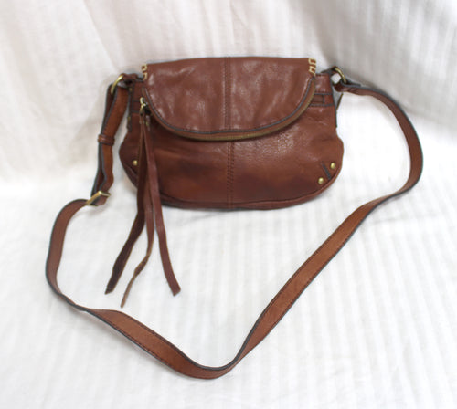 Lucky Brand - Brown Leather Saddle Bag Purse