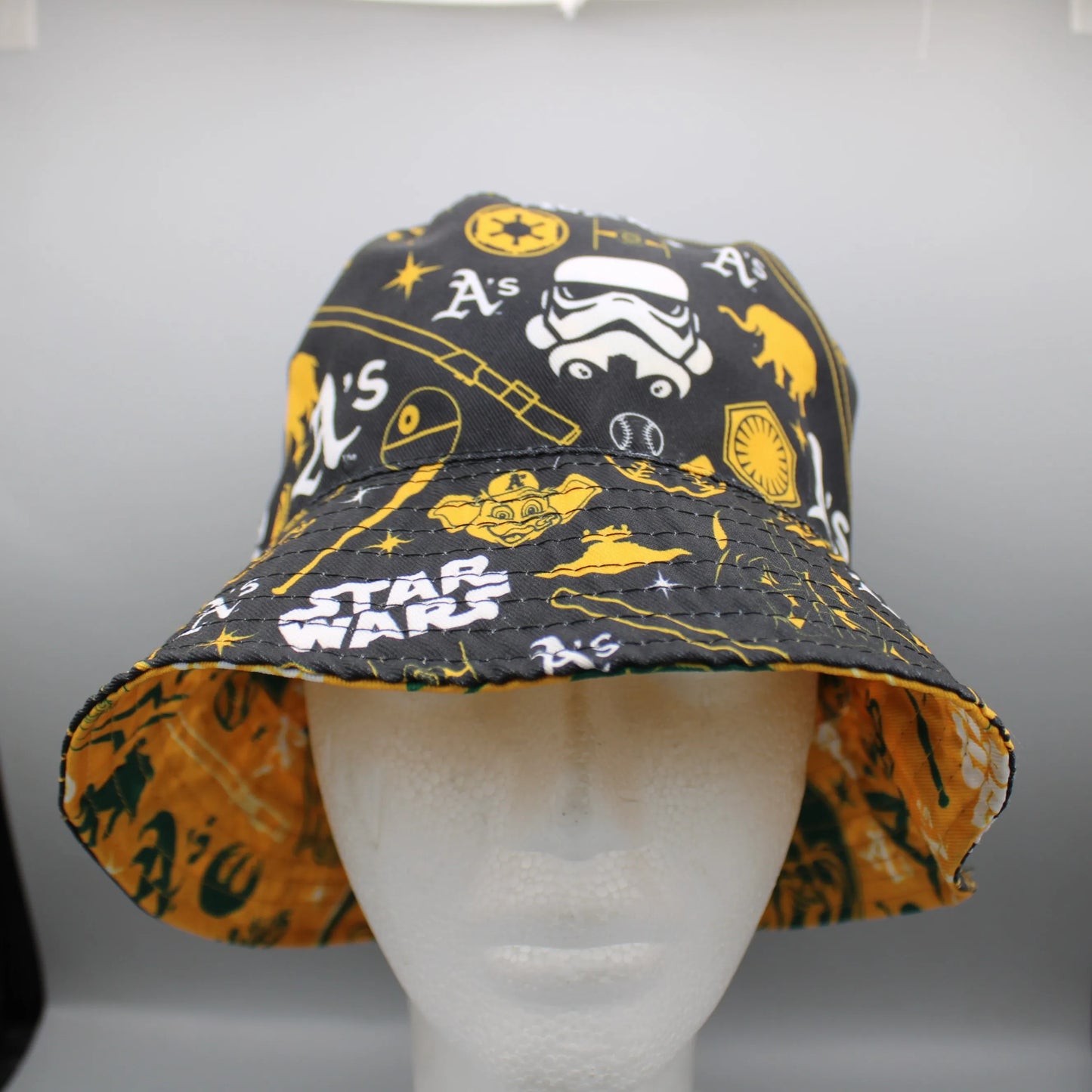 MLB Athletics & Star Wars Reversible Bucket Hat