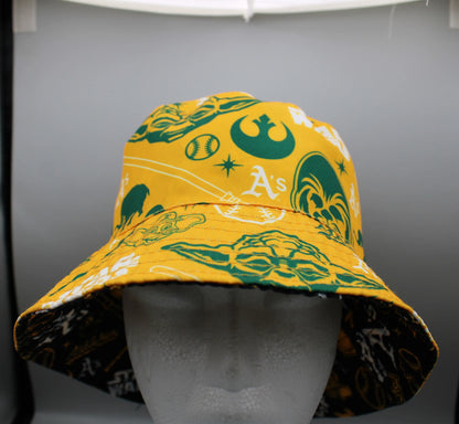 MLB Athletics & Star Wars Reversible Bucket Hat