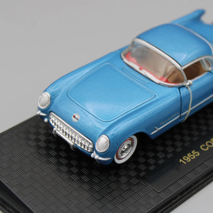 Road Champs Collectibles - Blue 1955 Corvette Model Car