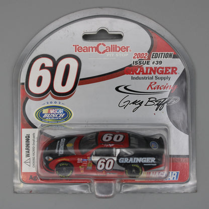 Team Caliber - Vintage - Silver/Black/Red 2002 Grainger #60 Ford Taurus NASCAR Greg Biffle Die-Cast Model Toy Car