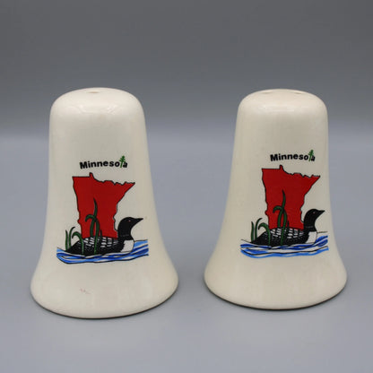 Minnesota Souvenir Ceramic Salt & Pepper Shakers
