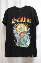 Load image into Gallery viewer, Sublime - Koi Fish Black t-Shirt - Sublime 4:20 Brand - Size M
