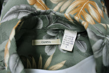 Load image into Gallery viewer, Men&#39;s - Campia Moda - Sage Green &amp; Earth Toned Tropical Hawaiian Shirt - Size L