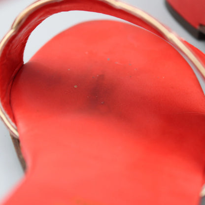 Amalfi by Rangoni - Vintage - Red Urtivo Snadals - No Size Marking