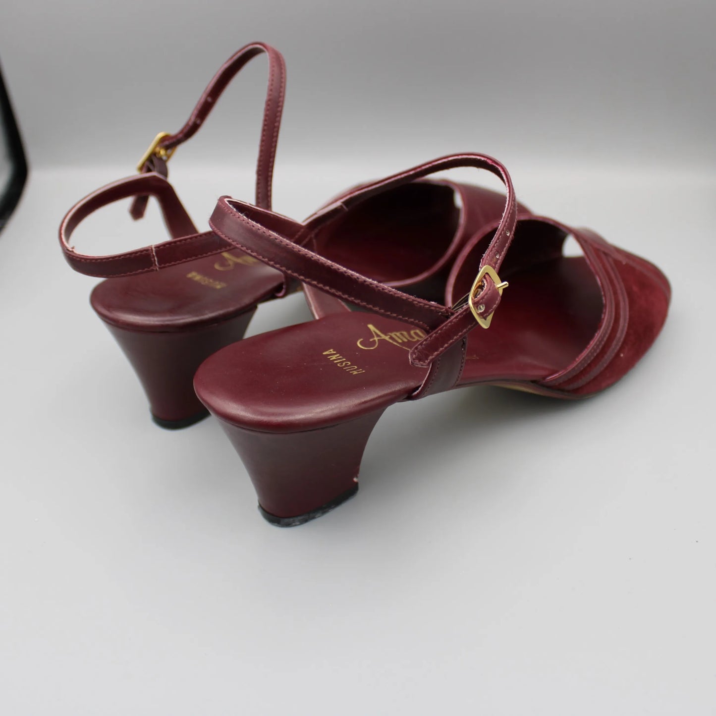 Amalfi by Rangoni - Vintage - Burgundy Musina Sandals - No Size Marking