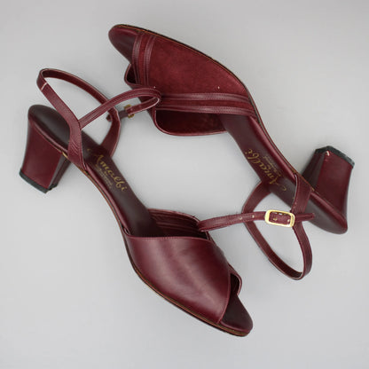 Amalfi by Rangoni - Vintage - Burgundy Musina Sandals - No Size Marking