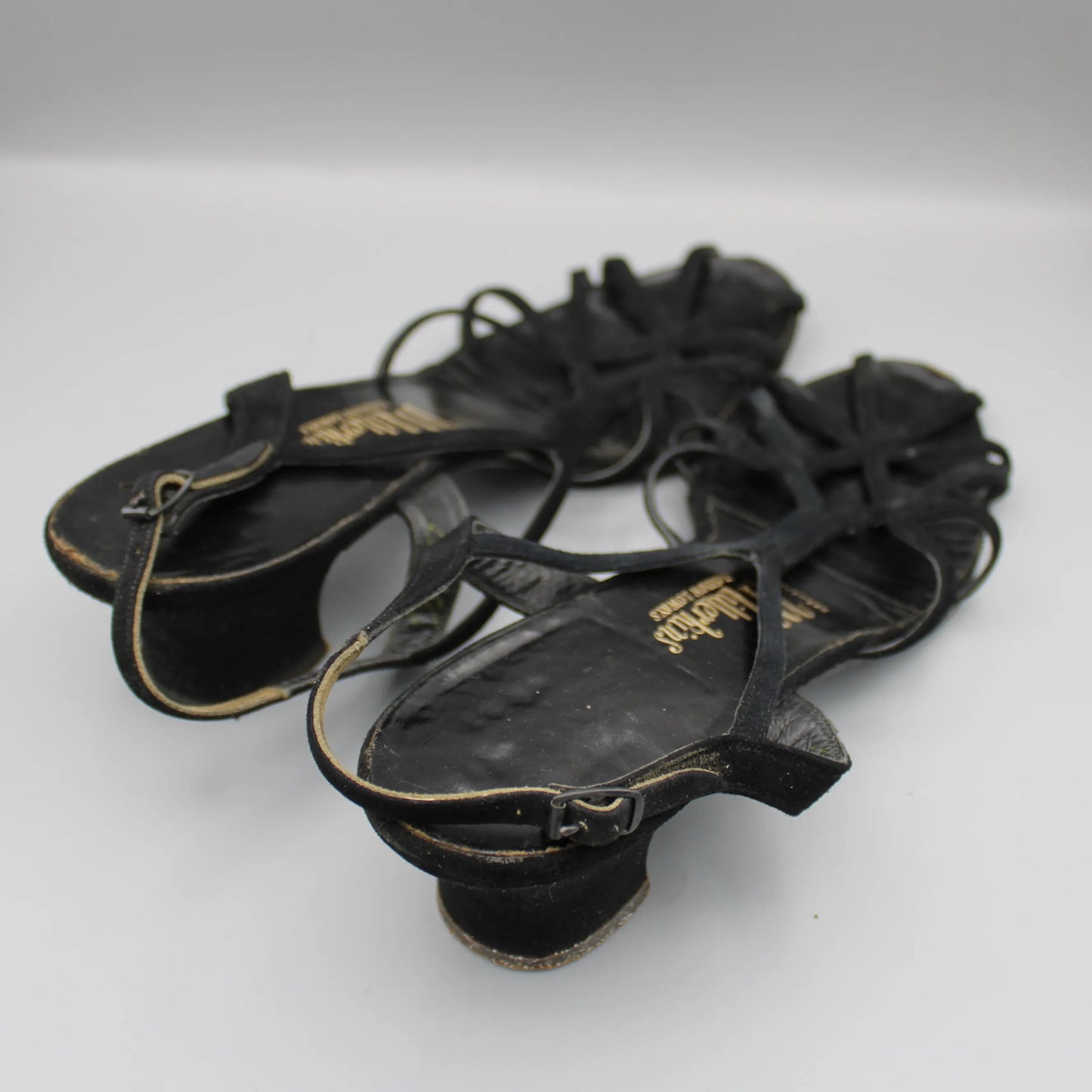 Millerkins Fashion Loways - Vintage - Black Strappy Sandals