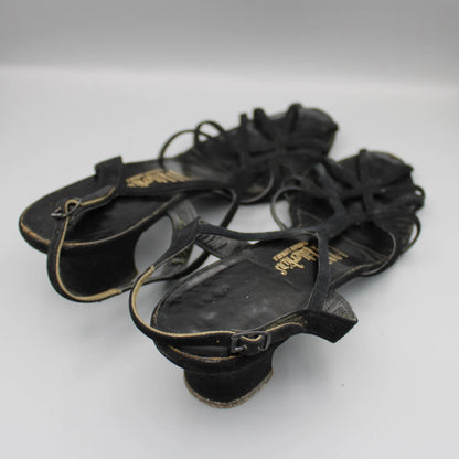 Millerkins Fashion Loways - Vintage - Black Strappy Sandals
