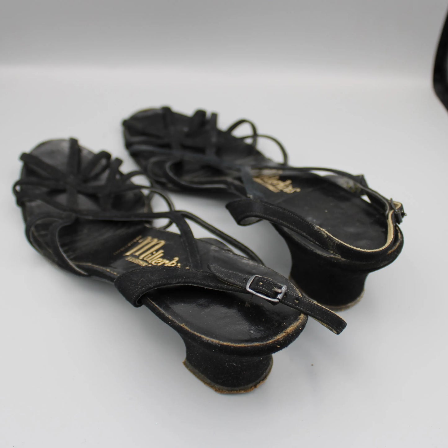 Millerkins Fashion Loways - Vintage - Black Strappy Sandals