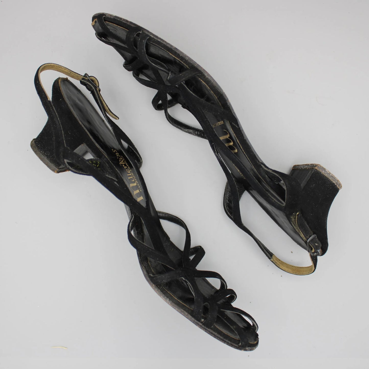 Millerkins Fashion Loways - Vintage - Black Strappy Sandals