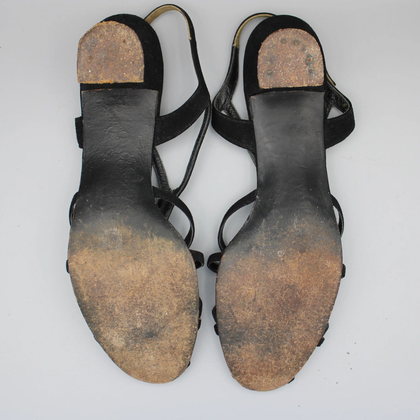Millerkins Fashion Loways - Vintage - Black Strappy Sandals