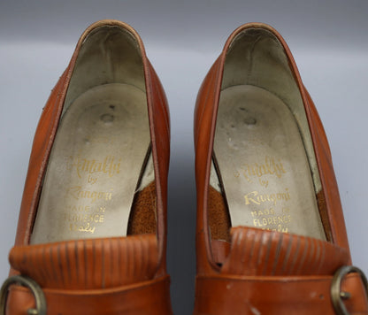 Amalfi by Rangoni - Vintage - Tan Leather Platform Loafers