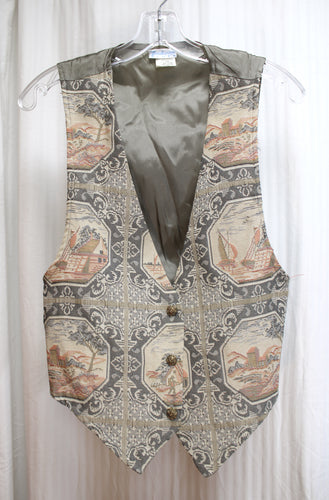 Vintage - Backroad Blues - Tapestry Vest - Size S