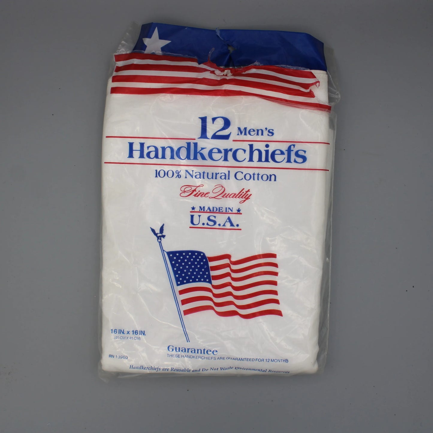 11 Men's Handkerchiefs - Vintage - White Handkerchiefs