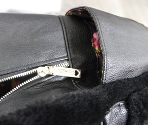 Betsey Johnson - Black Plush Cat Backpack w/ Rhinestones (See Note)