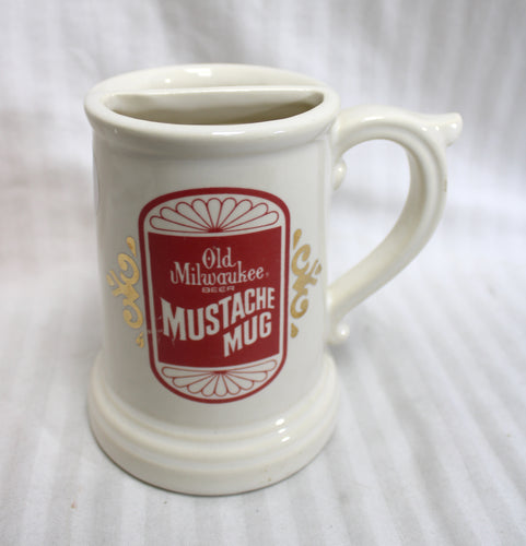 McCoy 9129 - Ceramic Old Milwaukee Mustache Mug