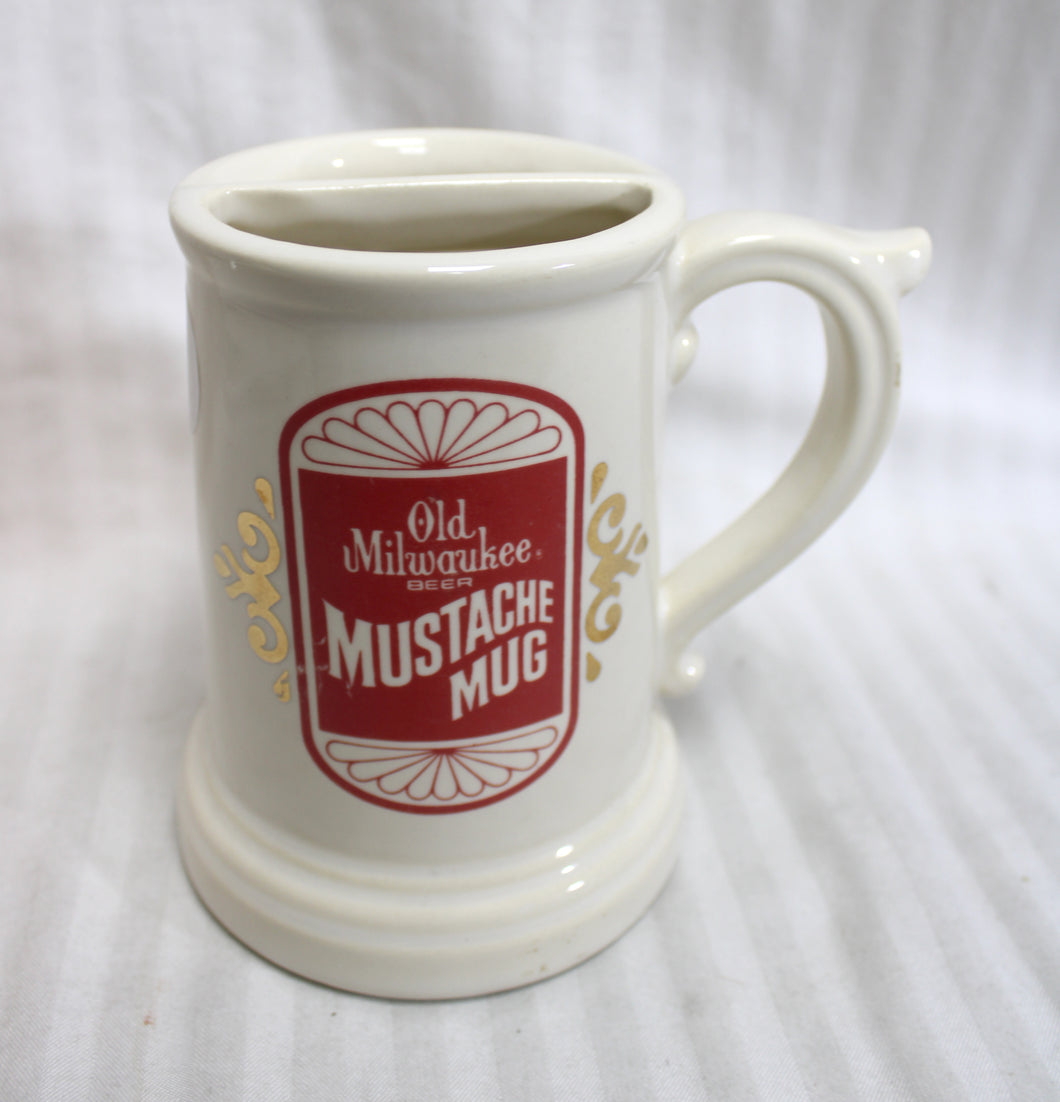 McCoy 9129 - Ceramic Old Milwaukee Mustache Mug