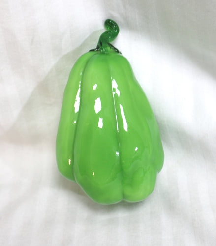 Handblown Art Glass Chayote Squash 6