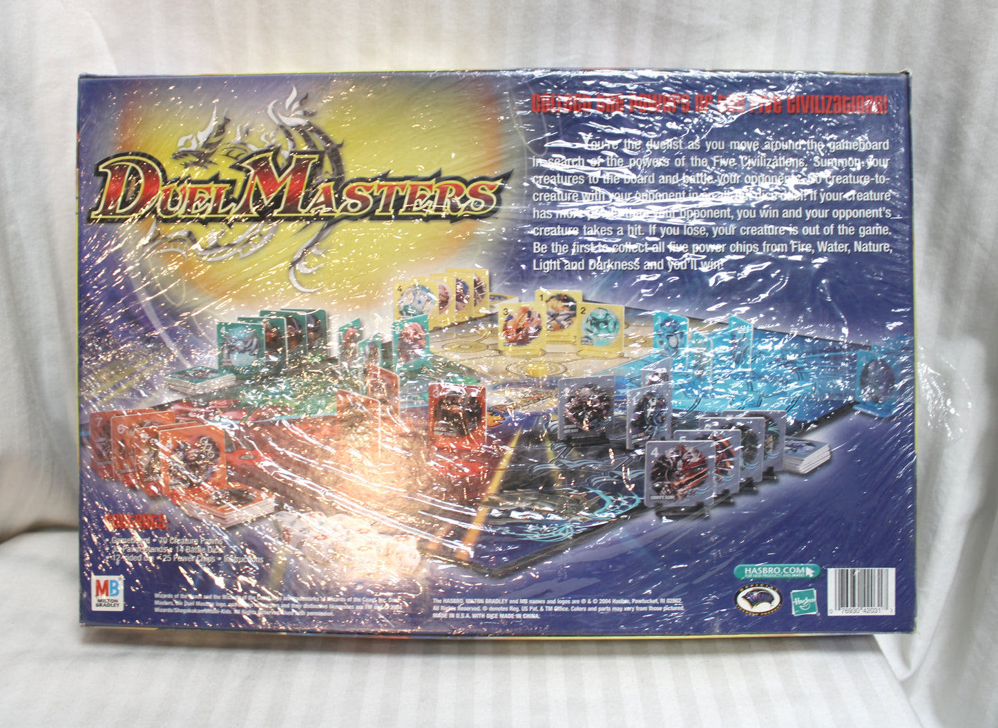 Wizards of the Coast / Milton Bradley - Duel Master - Battle of The Creatures Board Game (in Shrinkwrap)