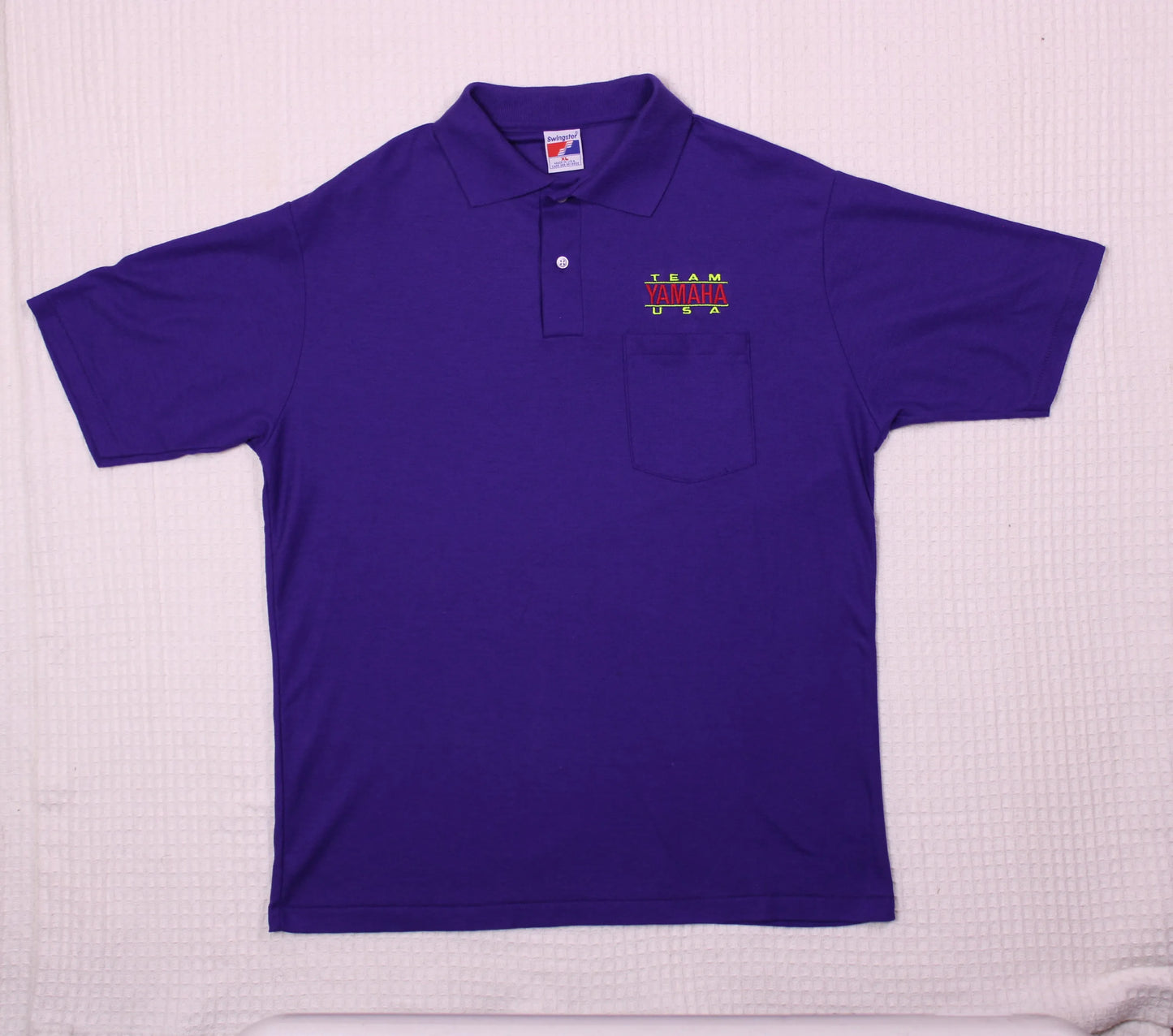Swingster Team Yamaha USA - Vintage - Purple Polo Shirt - Size XL