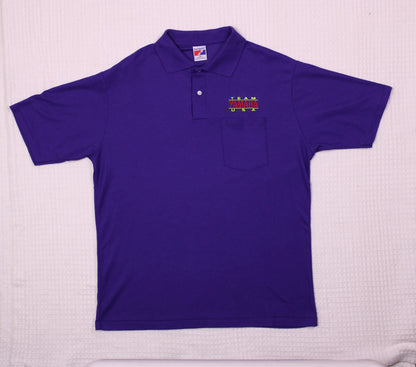 Swingster Team Yamaha USA - Vintage - Purple Polo Shirt - Size XL