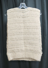 Load image into Gallery viewer, Handmade Open Side Beige Layering Vest - Size M (Approx, See Measurements)
