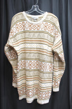 Load image into Gallery viewer, Casual Corner - Geometric Pattern, Tunic Length Oversized Sweater - Size M